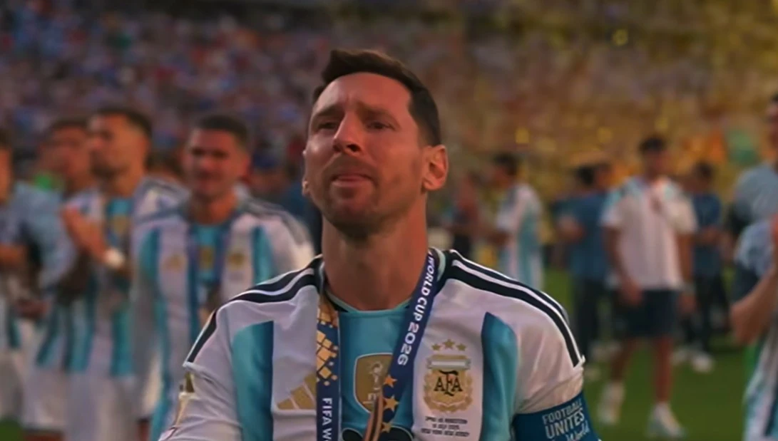 Messi sír