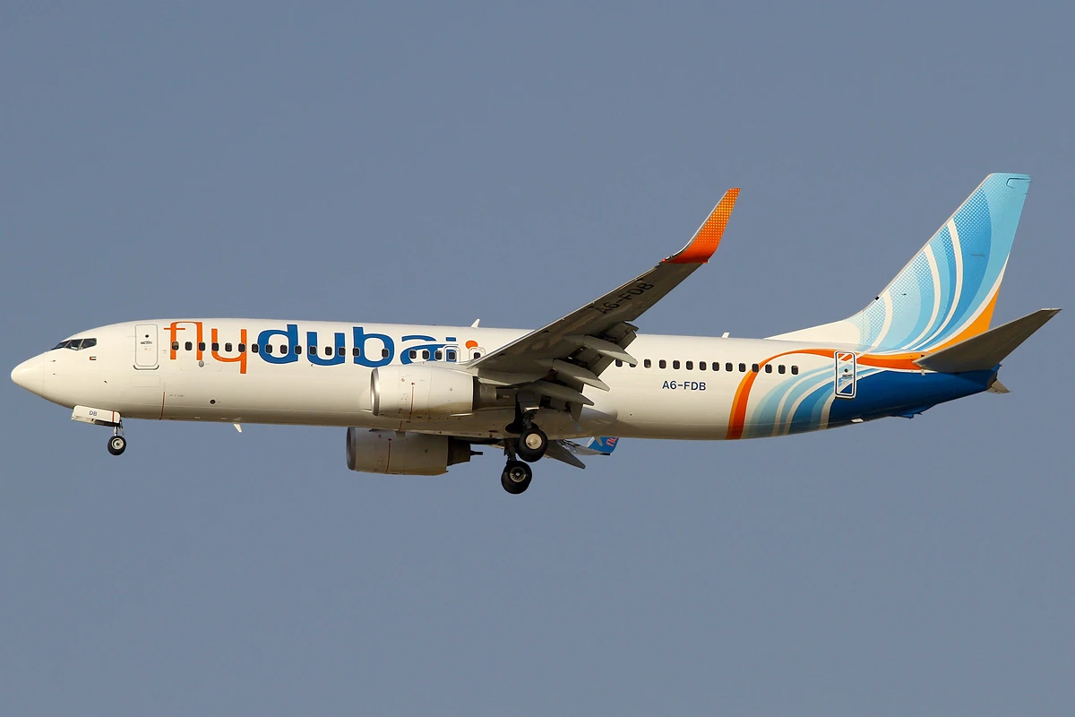 A Flydubai gépe
